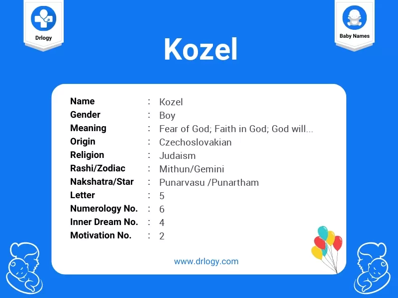 Kozel Name Meaning