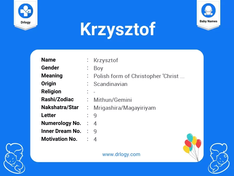 Krzysztof Name Meaning
