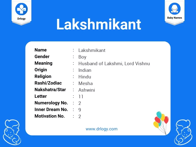 Lakshmikant Name Meaning