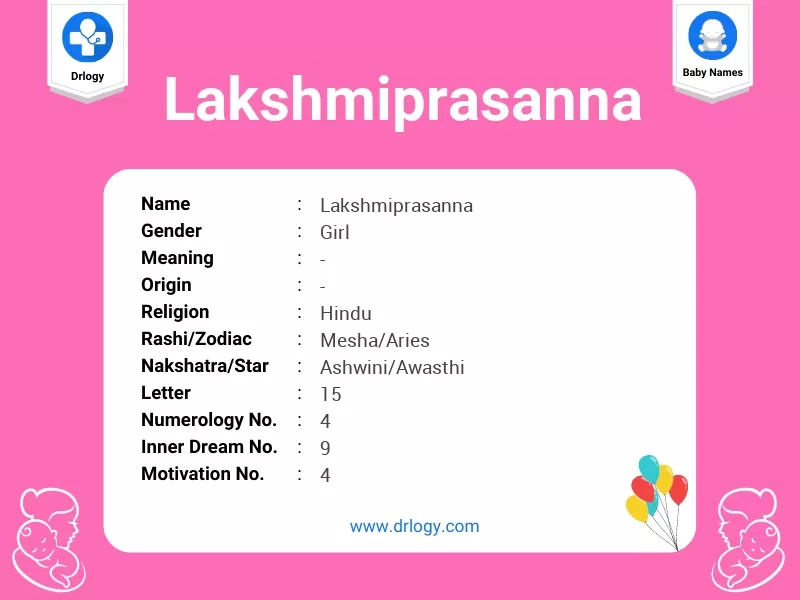 Lakshmiprasanna Name Meaning