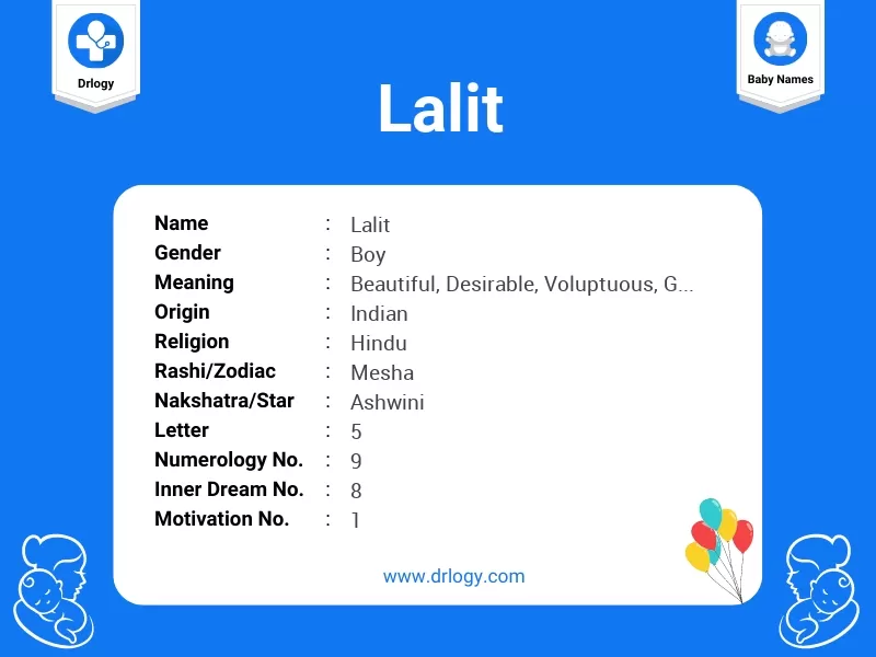 Lalit Name Meaning