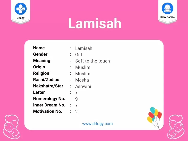 Lamisah Name Meaning