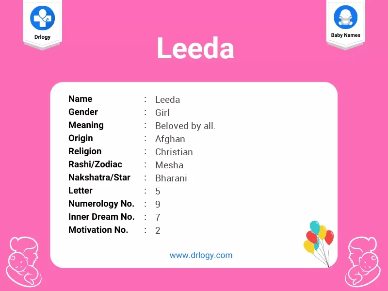 Leeda Name Meaning