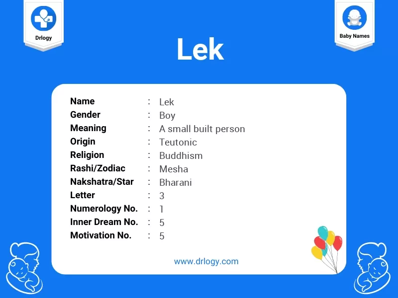 Lek Name Meaning