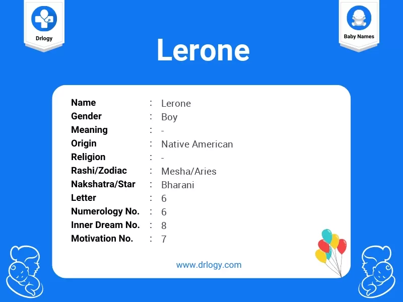 Lerone Name Meaning
