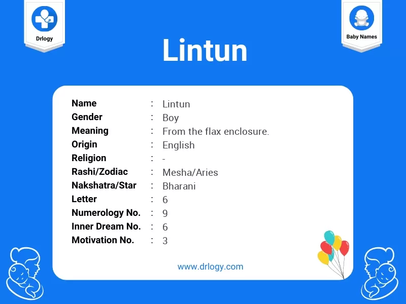 Lintun Name Meaning