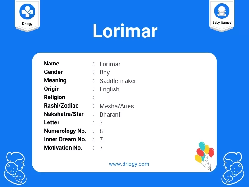 Lorimar Name Meaning