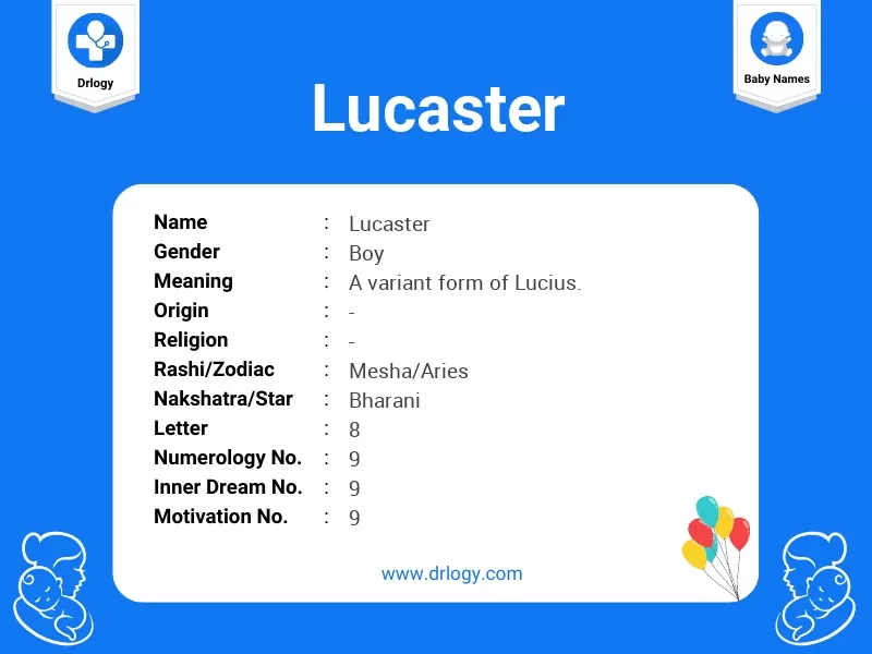 Lucaster Name Meaning