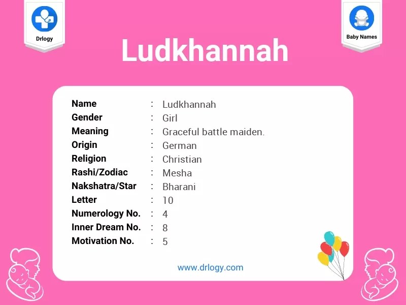 Ludkhannah Name Meaning