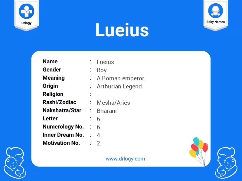 Lueius Name Meaning