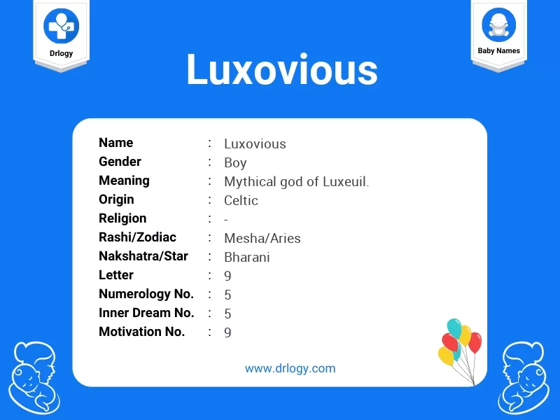 Luxovious Name Meaning