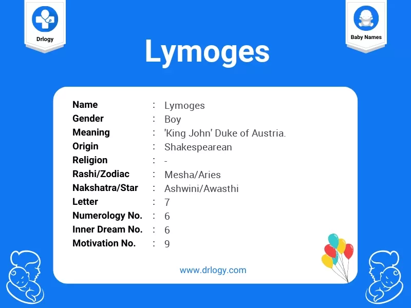 Lymoges Name Meaning