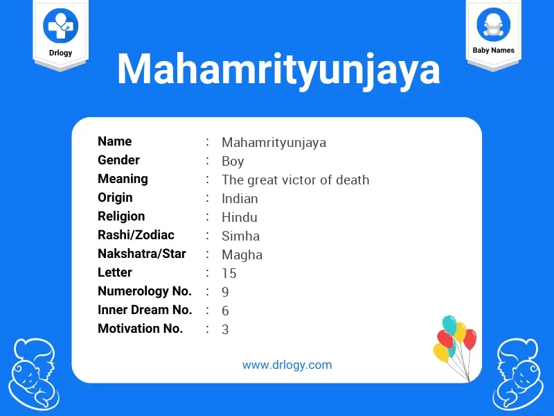 Mahamrityunjaya Name Meaning