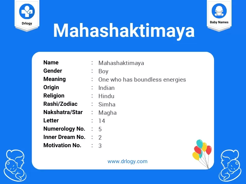 Mahashaktimaya Name Meaning