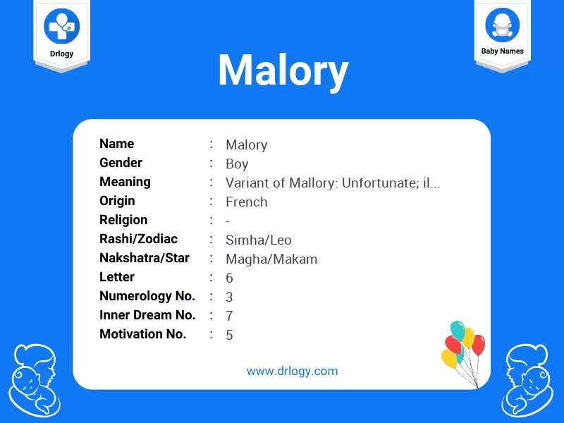 Malory Name Meaning