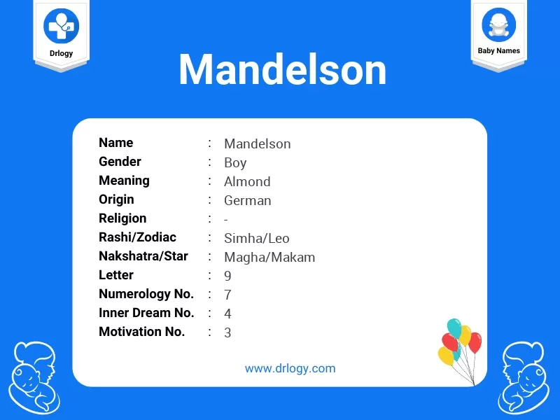 Mandelson Name Meaning