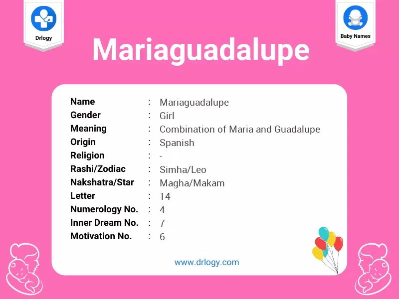 Mariaguadalupe Name Meaning