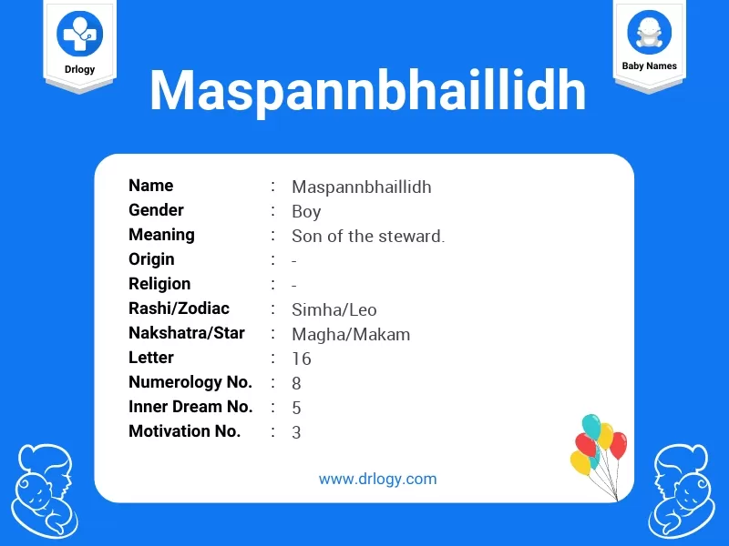 Maspannbhaillidh Name Meaning