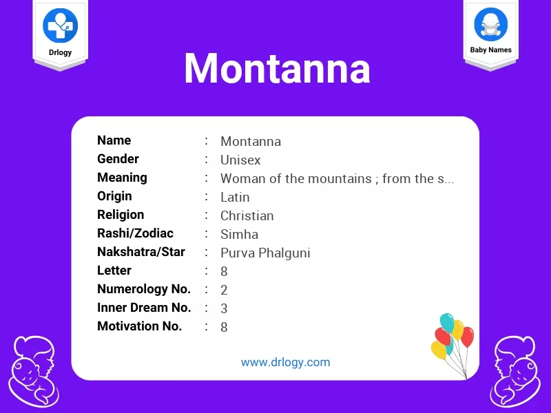 Montanna Name Meaning