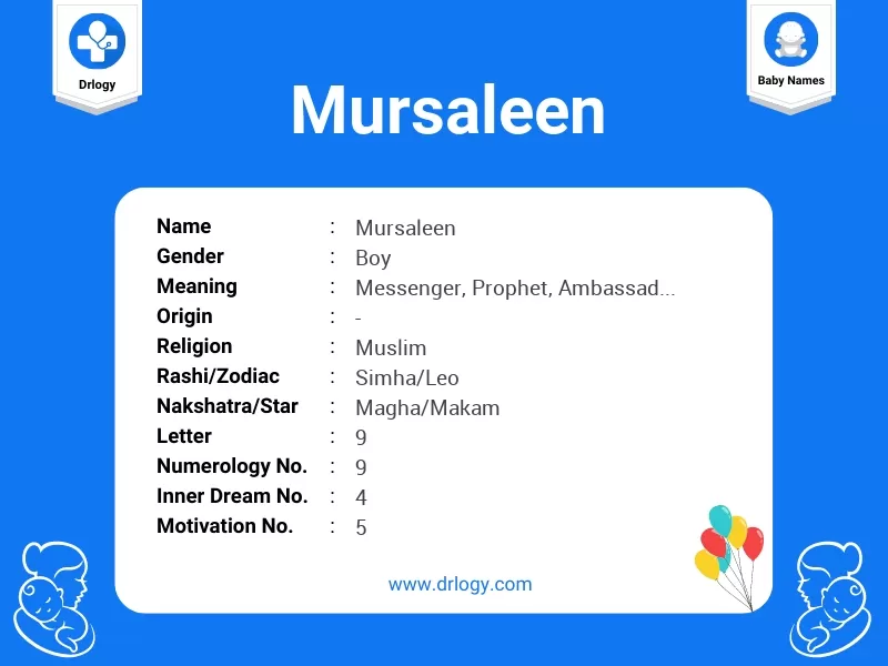 Mursaleen Name Meaning
