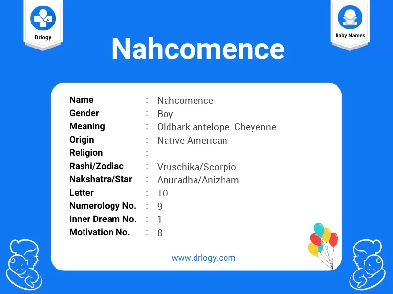 Nahcomence Name Meaning