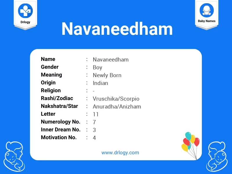 Navaneedham Name Meaning