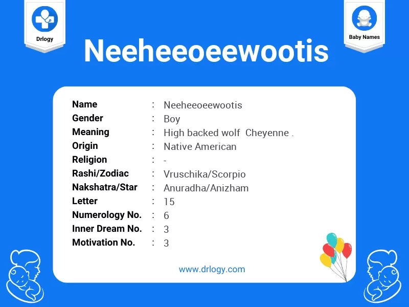 Neeheeoeewootis Name Meaning