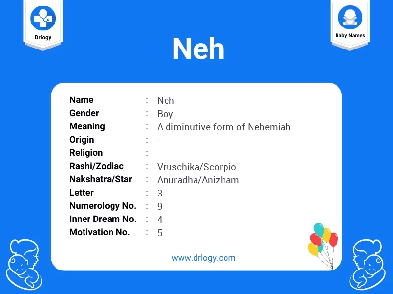Neh Name Meaning