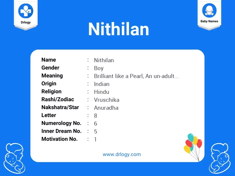 Nithilan Name Meaning