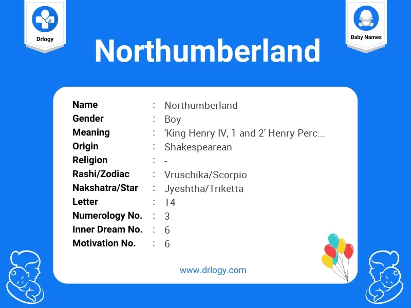 Northumberland Name Meaning