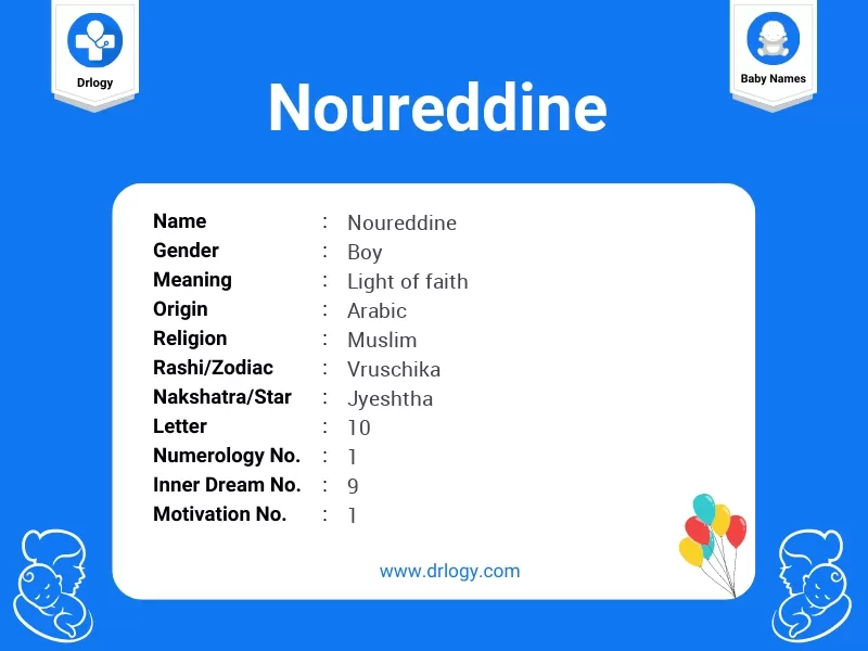 Noureddine Name Meaning
