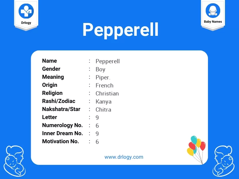 Pepperell Name Meaning