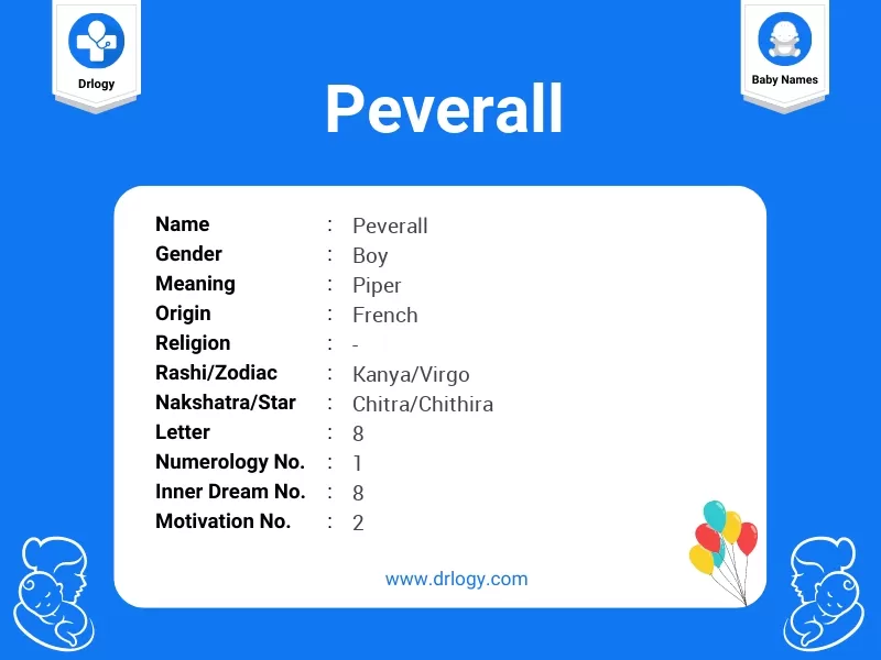 Peverall Name Meaning