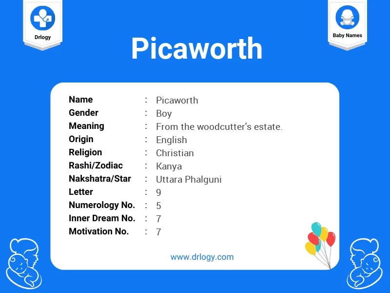 Picaworth Name Meaning