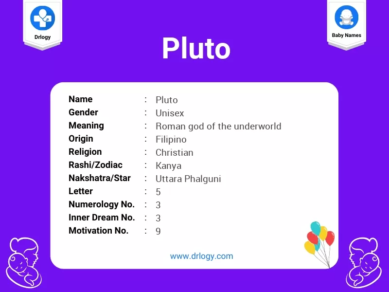 Pluto Name Meaning