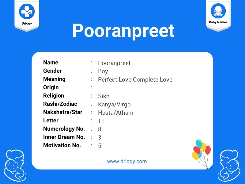 Pooranpreet Name Meaning