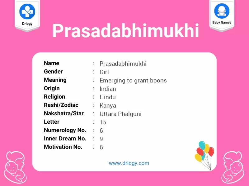 Prasadabhimukhi Name Meaning