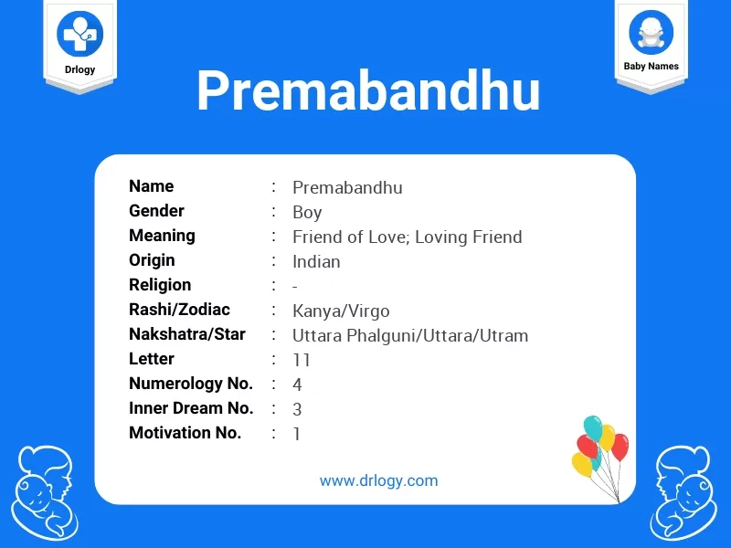 Premabandhu Name Meaning