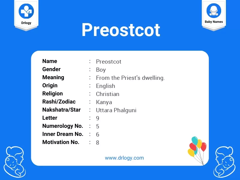 Preostcot Name Meaning