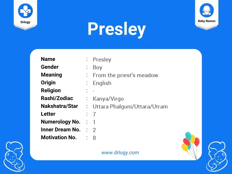 Presley Name Meaning