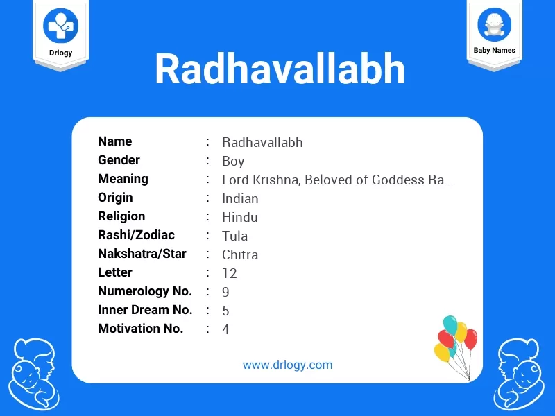 Radhavallabh Name Meaning