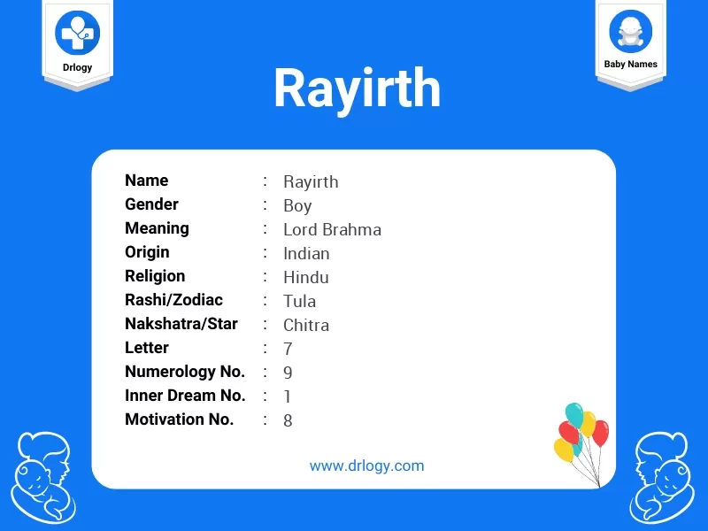 Rayirth Name Meaning