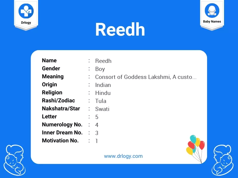 Reedh Name Meaning