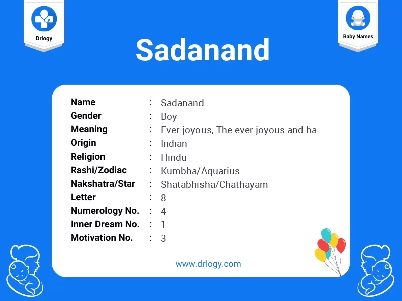 Sadanand Name Meaning
