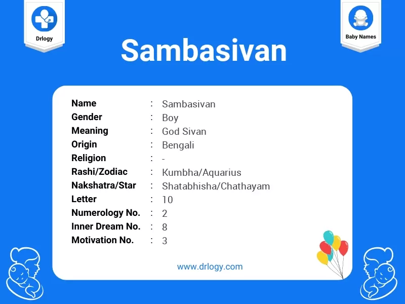 Sambasivan Name Meaning