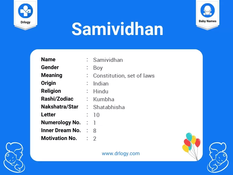 Samividhan Name Meaning