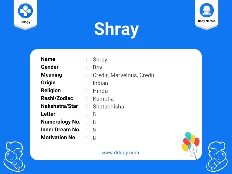 Shray Name Meaning