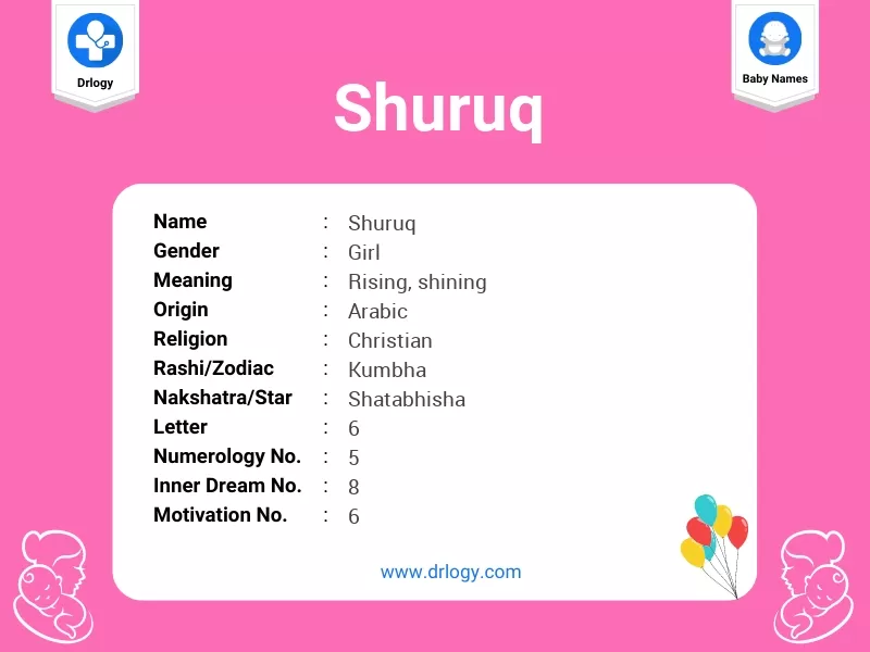 Shuruq Name Meaning