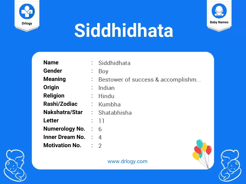 Siddhidhata Name Meaning