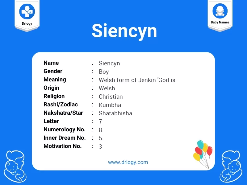 Siencyn Name Meaning
